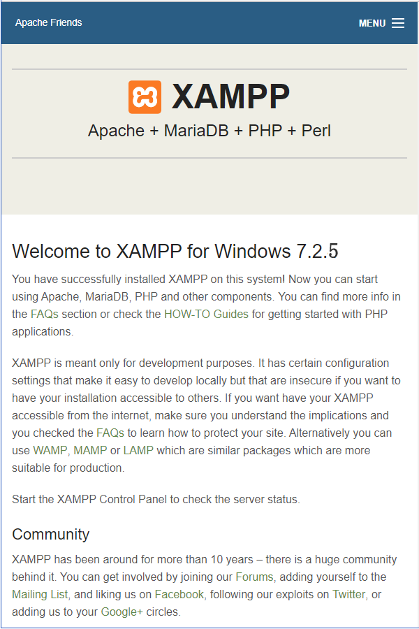 XAMPP Control Panel4